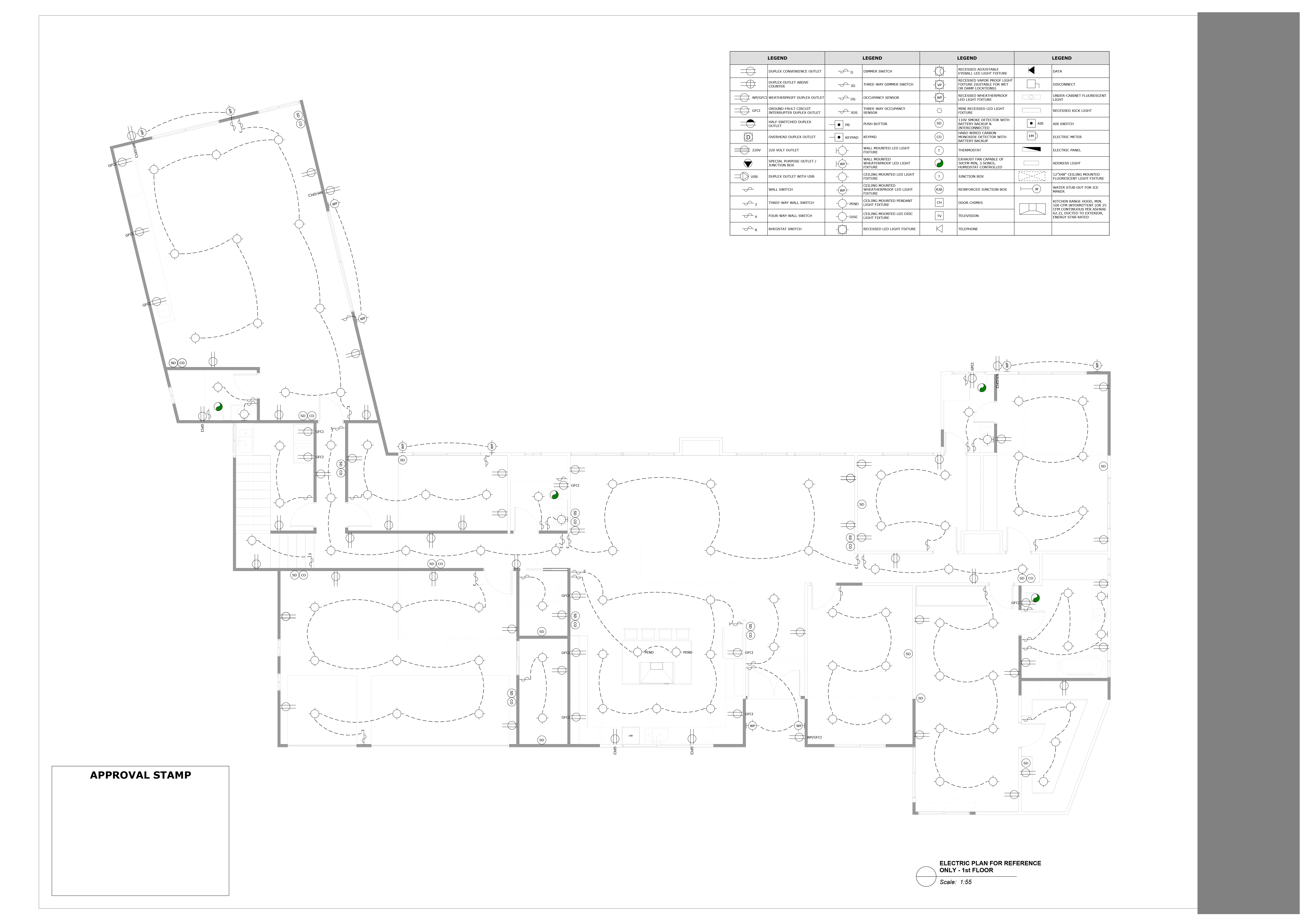 First floor electrical plan
